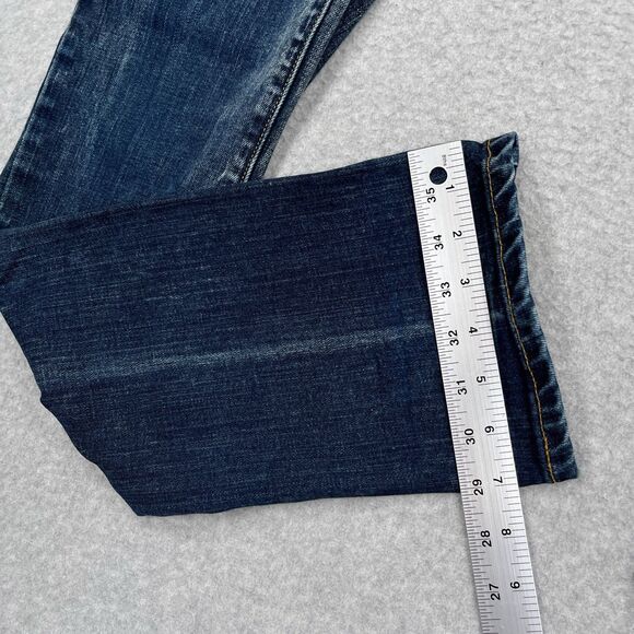 Raleigh Denim Workshop Jeans Womens 28 (30 x 34) White Oak Cone Straight 162/200 - Picture 5 of 13